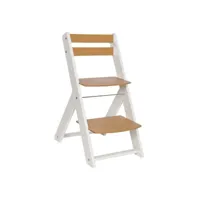 chaise haute enfant vendy blanc et verni #ds