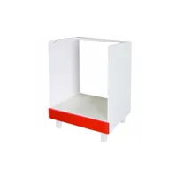 meuble four encastrable – 60cm (rouge)