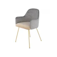 fauteuil fait main ave gris 50x53 bsci fsc en polyester doux et soyeux