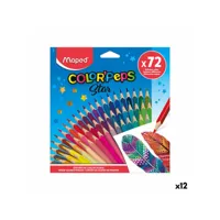 crayons de couleur maped color'peps star multicouleur (12 unités)