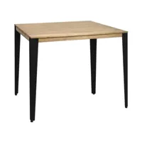 table mange debout lunds 80x140x110cm  noir-vieilli. box furniture ccvl80140108 ng-ev