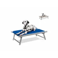 lit pour chien transat de plage et mer pour animaux en aluminium doggy beach and garden design