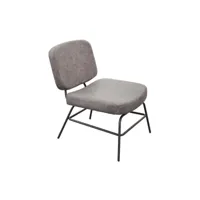 fauteuil lounge en polyuréthane detroit gris