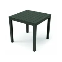 table d'extérieur dmurill, table de jardin carrée, table fixe intérieure et extérieure, 100% made in italy, 100% made in italy, 78x78h72 cm, anthracite 8052773802147