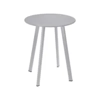 progarden table d'appoint 40x49 cm gris mat