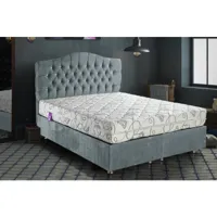 lit coffre emeraude bleu et tête de lit inclus 90-160x200 cm - dimensions: 90x200 cm - avec matelas azura-42690_17394