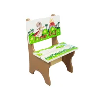 chaise en bois pour décor chambre enfant bébé garçon fille mixte fantasy fields td-0078a