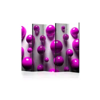 paravent 5 volets - purple balls ii [room dividers] a1-paraventtc1171