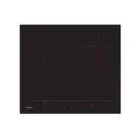 table de cuisson vitrocéramique 59cm 4 feux 6500w noir rosieres - dart-4401301