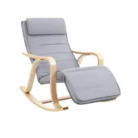 fauteuil à bascule rocking chai lounge bois gris clair helloshop26 12_0000593