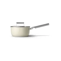 smeg - casserole aluminium 20cm crème  ckfs2011crm - années 50