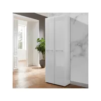 armoire vestiaire scifo 59 cm avec 2 portes - blanc