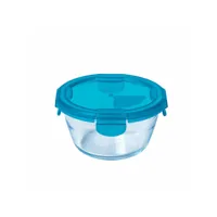 boîte à lunch pyrex cook & go verre bleu (0,7 l)