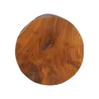 vidaxl table de chevet 30x30x45 cm bois de teck massif 288808
