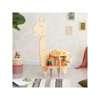 petite bibliothèque girafe - bois