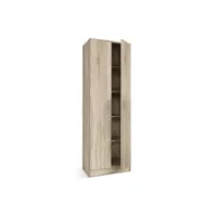 armoire de rangement rey 80cm, idéal pour votre entrée, votre buanderie ou encore votre salle de bain.
