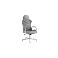 lisandro - fauteuil de bureau gris en simili cuir lisandro-gri