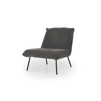 fauteuil lounge velours côtelé julie 9004000276