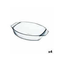 plat à gratin pyrex irresistible oblongue 30,3 x 20,8 x 6,8 cm transparent verre (4 unités)