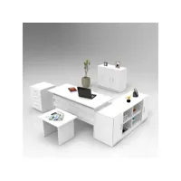 bureau, buffet, armoire, commode et table basse busymo blanc