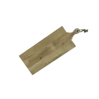 planche à découper en bois avec corde 77 x 29 cm