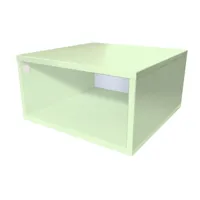 cube de rangement bois 50x50 cm 50x50 vert pastel cube50-vp