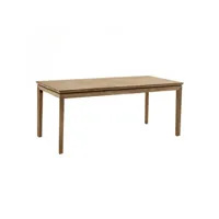 table de repas extensible en bois design 180-230 cm - kassia