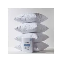 homescapes protège-oreiller imperméable en tissu éponge 80 x 80 cm, lot de 4 mp1144