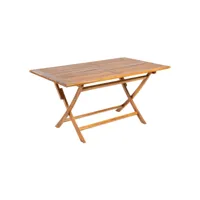 table pliante en teck rectangular 150x90 cm q83274503