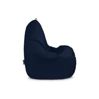 pouf poire relax similicuir indoor marine happers xl 3784891