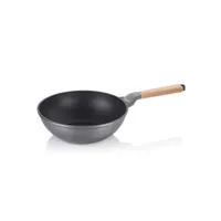 kela line - poêle wok antiadhésif 30 cm  10087 - vitana
