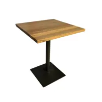 coffee - table carree bois massif l60