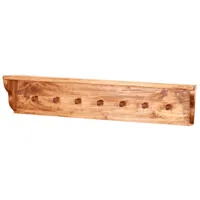etagère en bois massif de tilleul avec finition naturelle l145xpr22xh27 cm