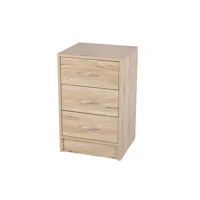armoire de bureau armoire de rangement commode meuble de rangement meuble chevet 3 tiroirs 38x34xh60cm mfn400153