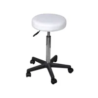 tabouret de bureau tabouret de travail  tabouret ergonomique blanc meuble pro frco92098