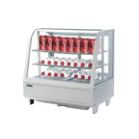 vitrine réfrigérée boissons à poser - 100 litres blanche - polar - r600a - 100682 x450x675mm