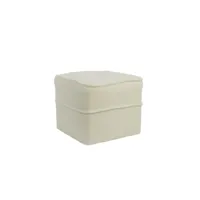 light & living pouf kiki - blanc - 40x40x35cm 6853626