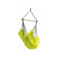chaise hamac simple en coton vert panama