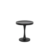 light & living table d'appoint joekon - noir - ø50cm 6756312