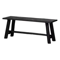 table d'appoint en bois de manguier - noir - timber timber coloris noir