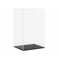 vidaxl boîte d'affichage transparente 22x18x35 cm acrylique