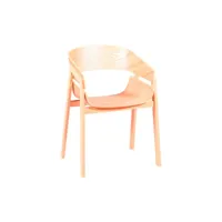chaise de salle à manger en bois de frêne naturel - soho silla261