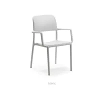 fauteuil en polypropylène riva - bianco 00 mp-2109_2156614lc