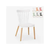 chaise de cuisine restaurant extérieur design moderne en polypropylène bois lys ahd amazing home design