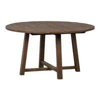 table ronde salle à manger ronde en bois massif - pour 4 personnes pampus ø140 cm table de cuisine