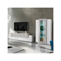 meuble tv de salon et chambre design moderne blanc gris corona ahd amazing home design
