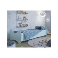 lit 70x140 avec matelas lilly - bleu