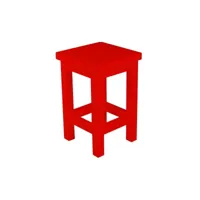 tabouret droit bois made in france  rouge s24-red