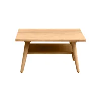 table basse carrée bois manguier massif gravée l80 cm rubia