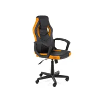fauteuil des jeux fg19 noir et orange